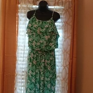 Cat and Jack Girl's Floral Jumpsuit